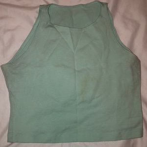 AMERICAN APPAREL crop top mint green